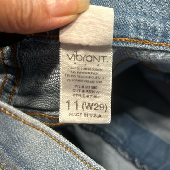 Fashion Nova Lt Blue Skinny Sz 11(W29) - Picture 9 of 13